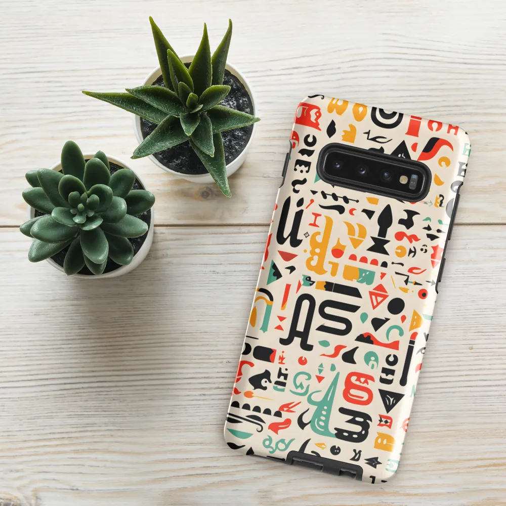 A Symphony of Symbols | Phone Case |  S10 Plus | Tough Case | Glossy