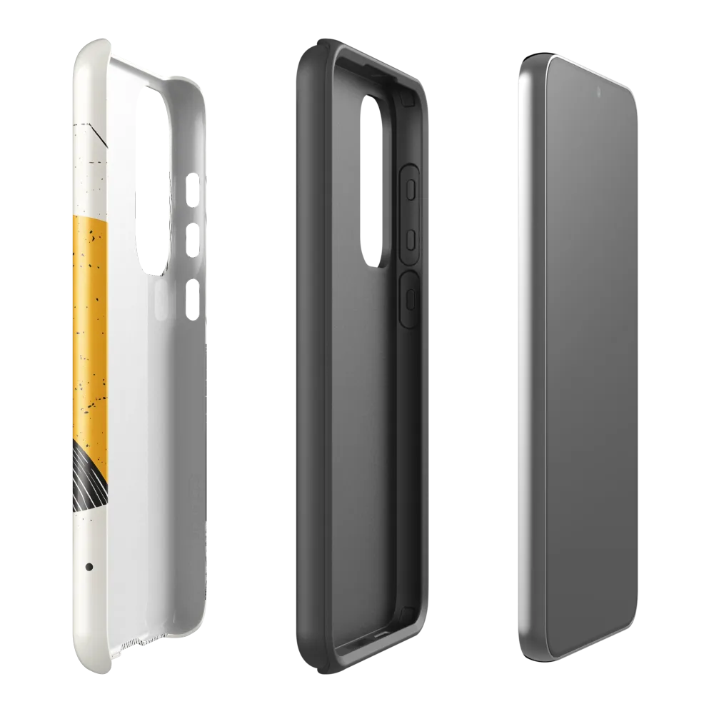 Dynamic Harmony in Black and Yellow