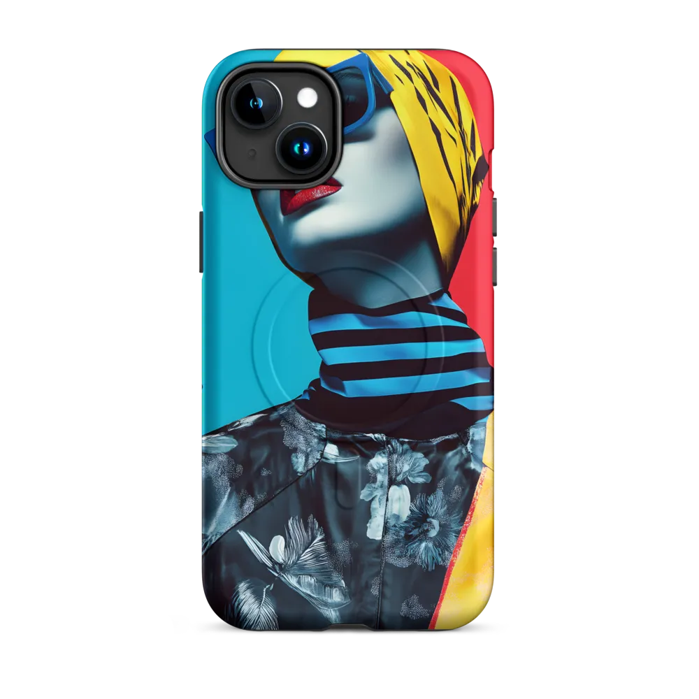 Vibrant Elegance in Modern Fashion | Phone Case |  15 Plus | MagSafe® Tough Case | Matte