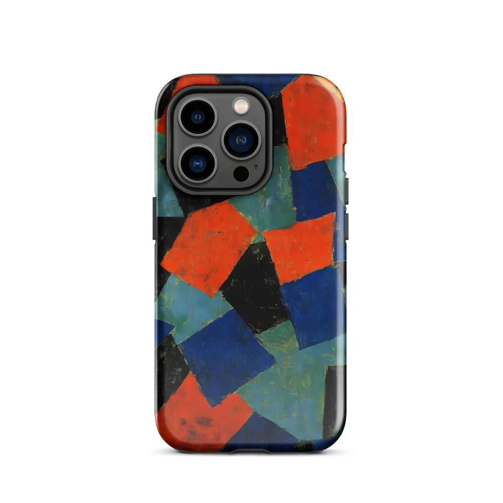 Dynamic Geometry in Color | Phone Case |  14 Pro | Tough Case | Glossy