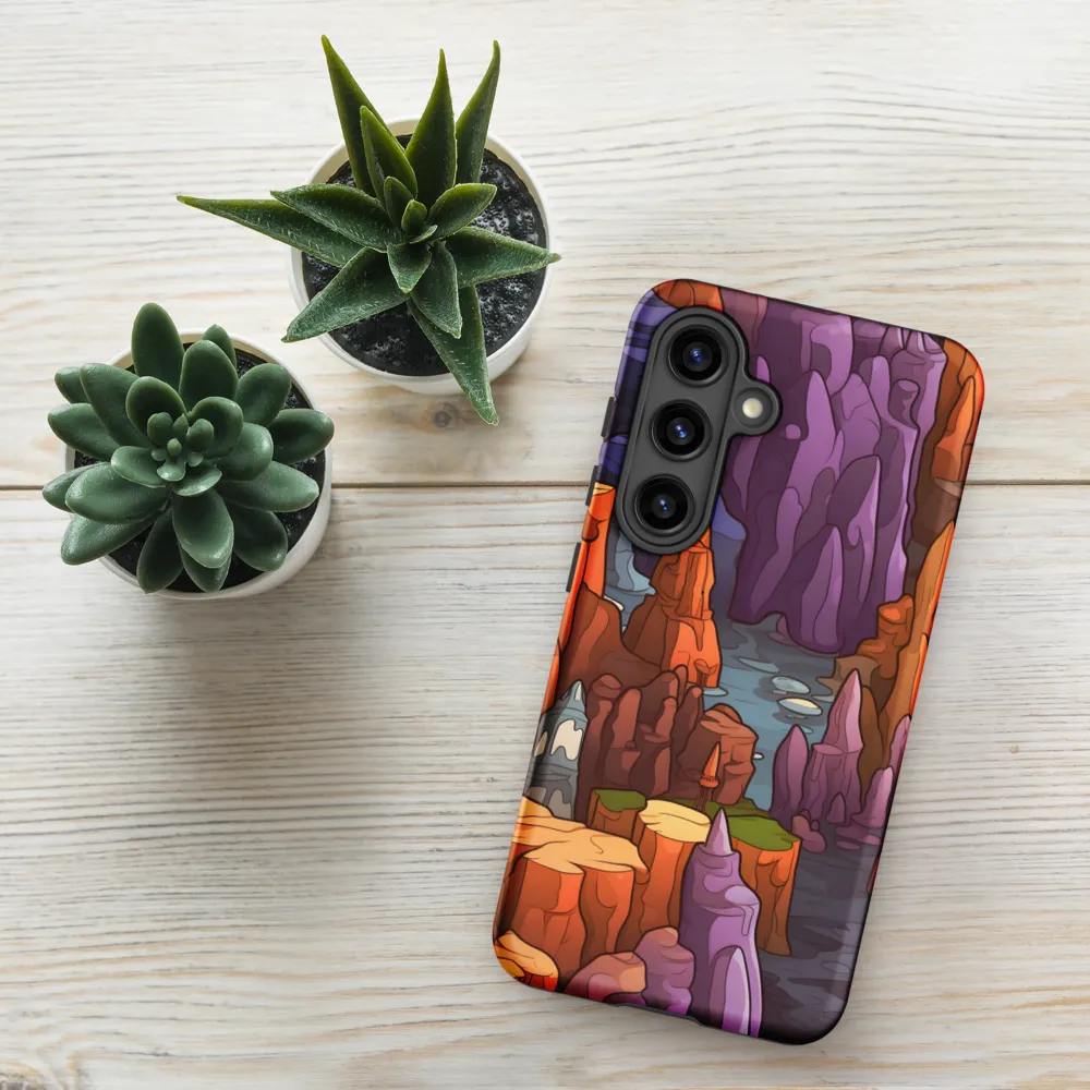 Vibrant Rockscape: A Digital Odyssey