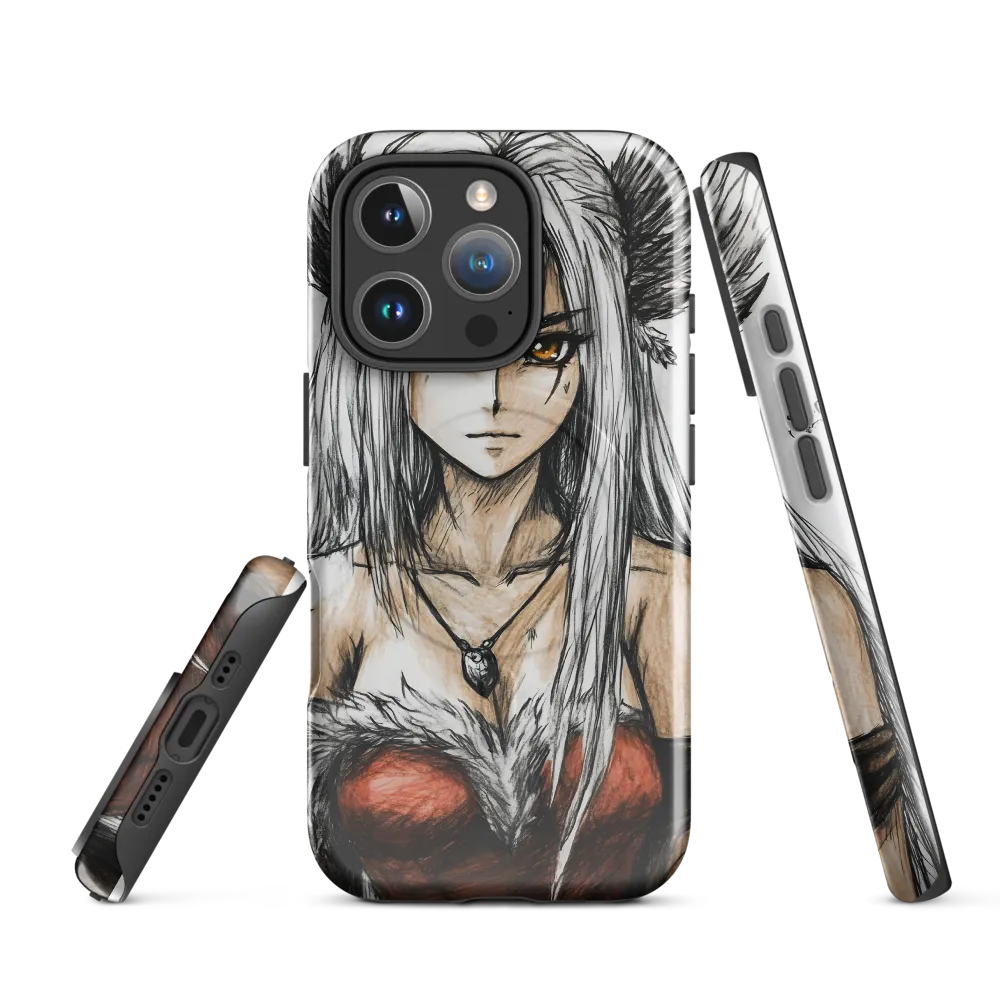 Mystical Guardian: A Confident Presence | Phone Case |  16 Pro | MagSafe® Tough Case | Glossy