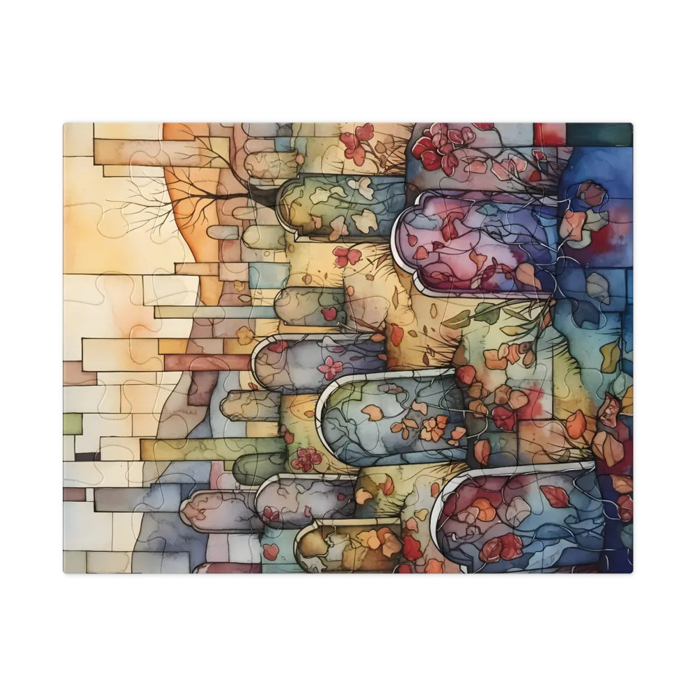 Garden of Memory 
 Jigsaw Puzzle in Tin Box
