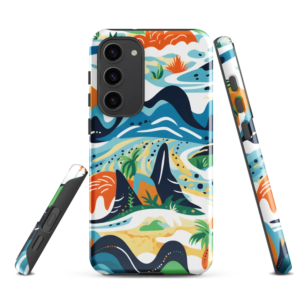 Abstract Tropical Landscape