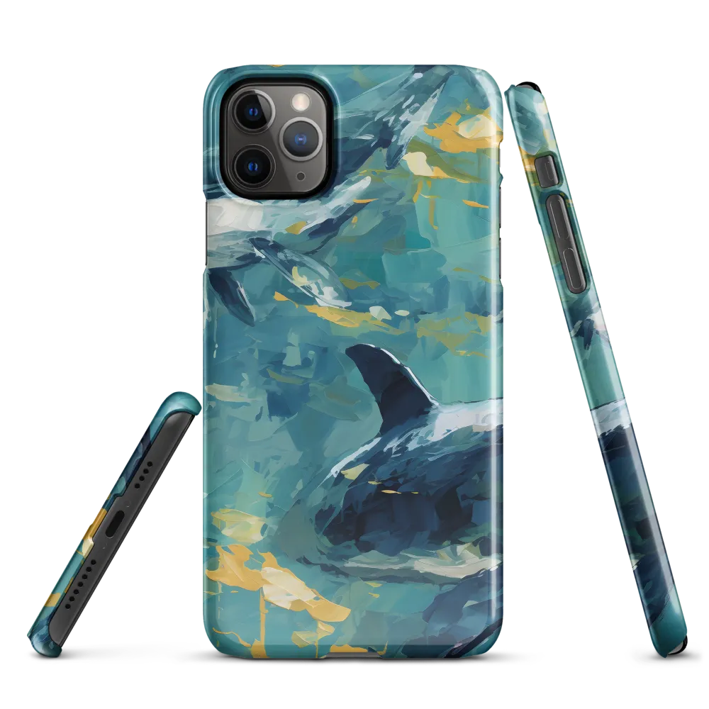 Harmony of the Ocean: Whales in Motion | Phone Case |  11 Pro Max | Snap Case | Glossy