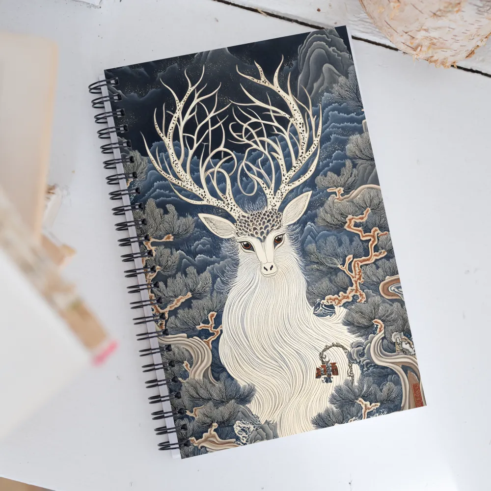 The Enchanted Stag | Spiral Notebook