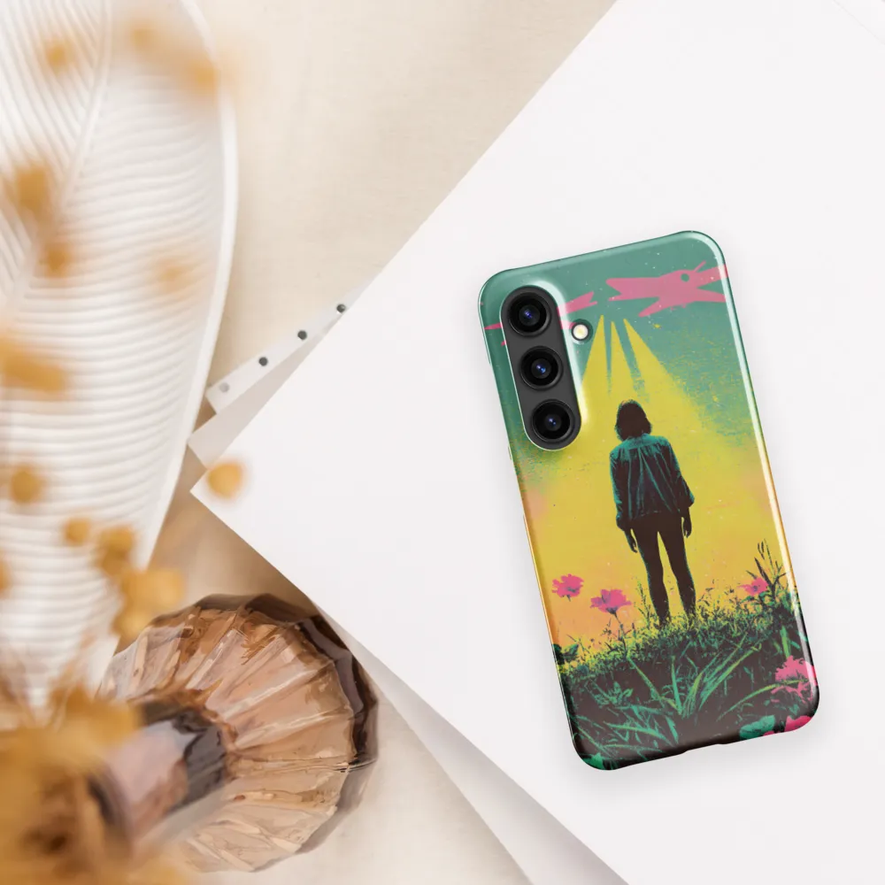 Awakening in a Surreal Landscape | Phone Case |  S24 | Snap Case | Glossy