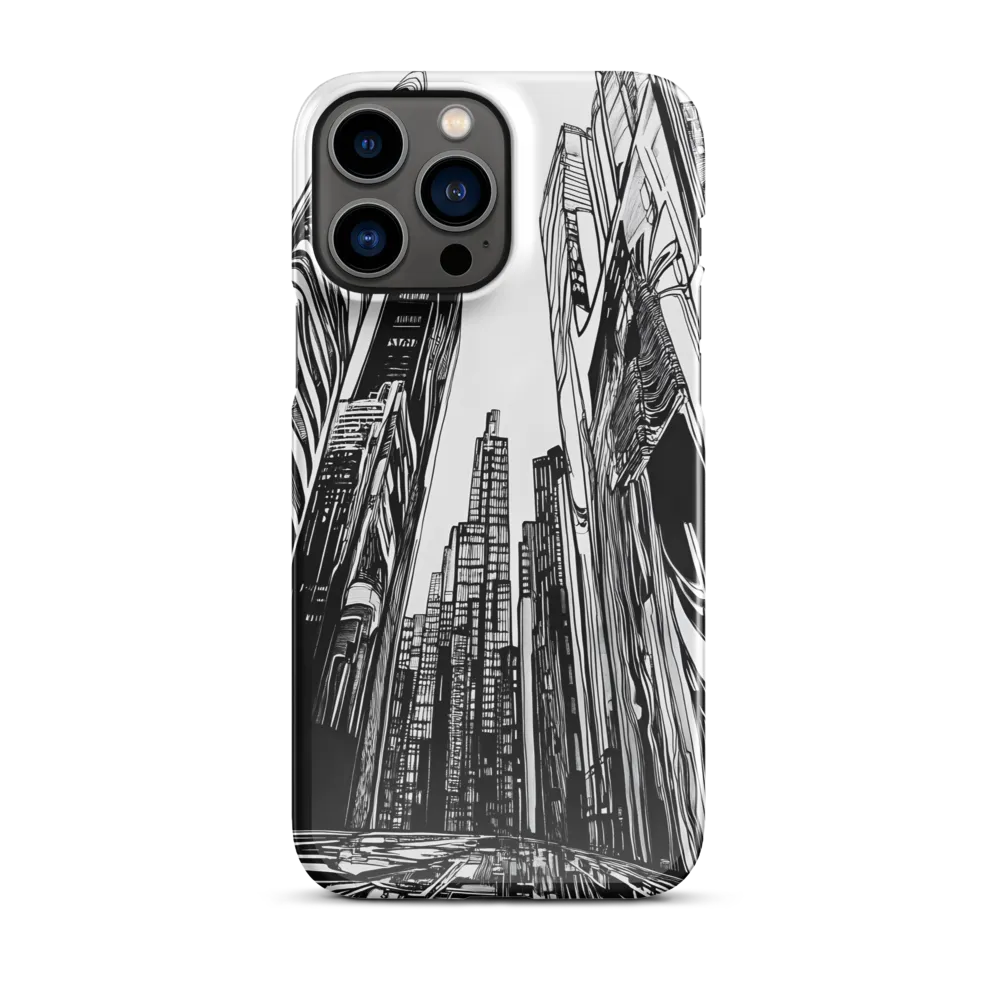 Urban Echoes: A Line Art Journey