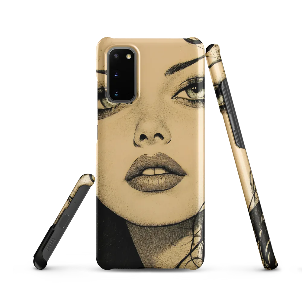 Enigmatic Gaze | Phone Case |  S20 | Snap Case | Matte