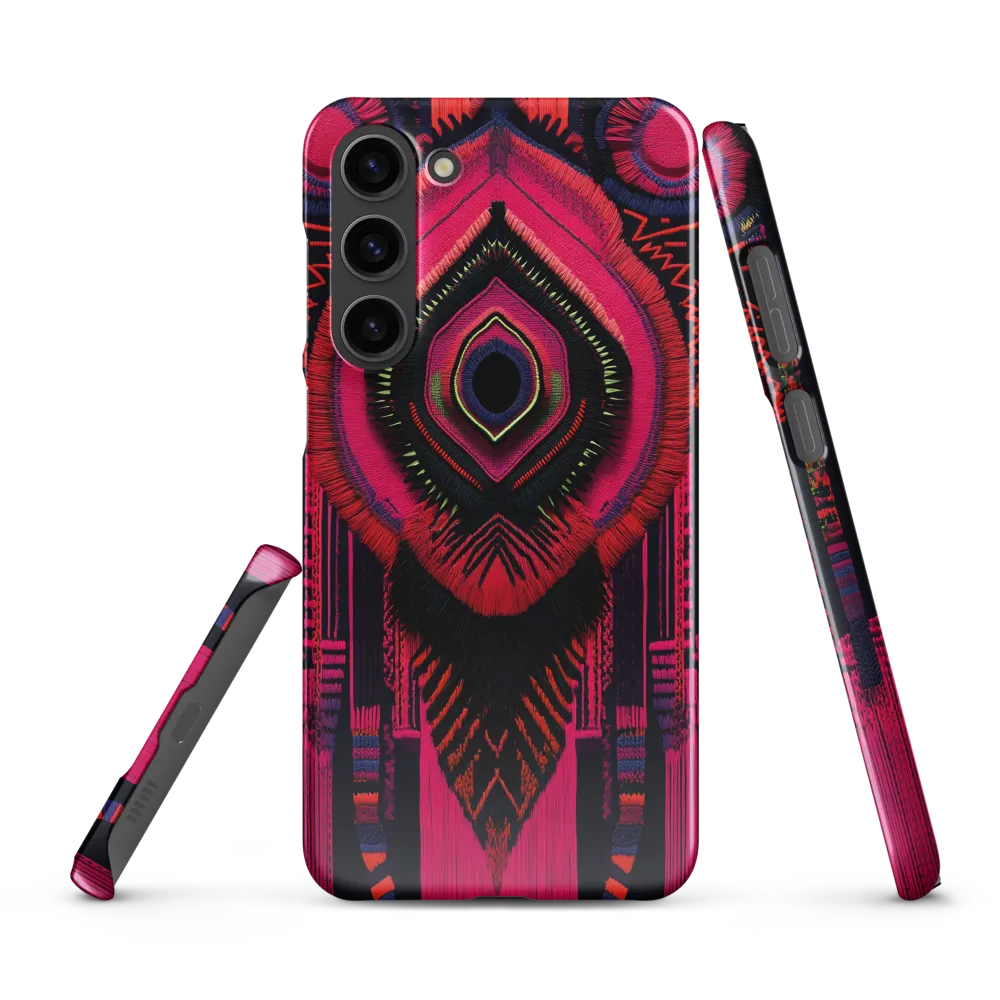 Neon Medallion — Central Weave