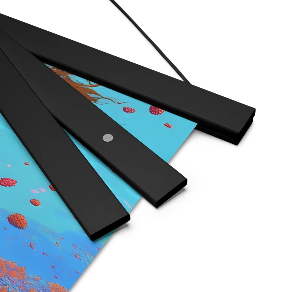 Whispers of Freedom | Poster With Black Wood Hanger | 14″×14″