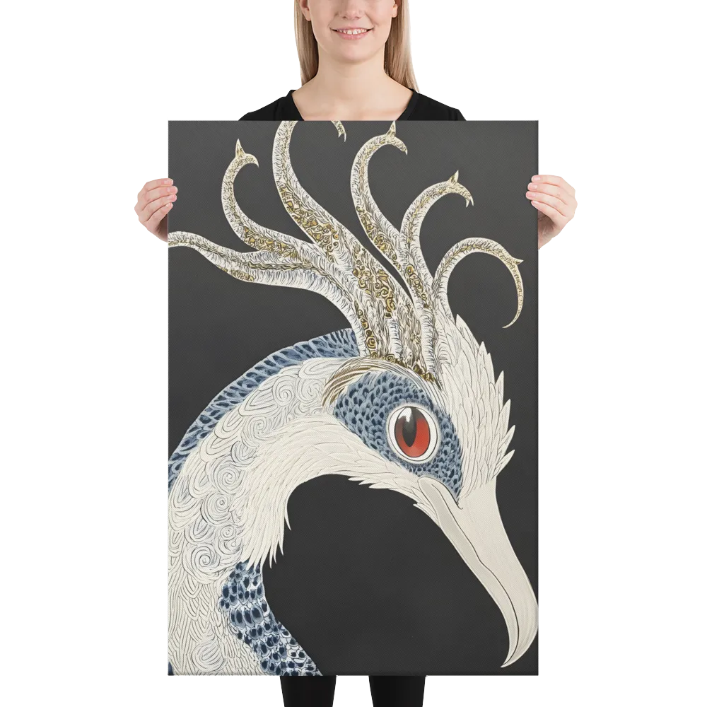 Elegance of the Majestic Peacock | Canvas | 24″×36″
