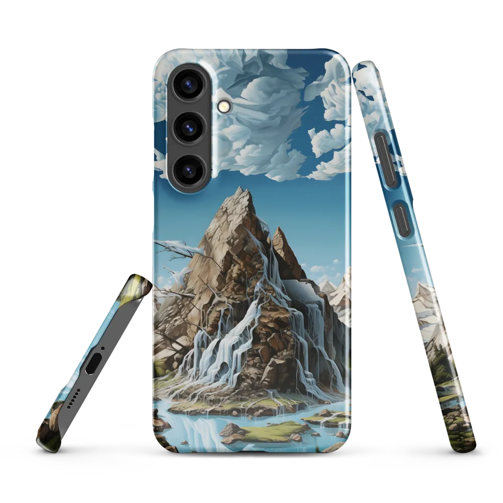 Majestic Cascade: A Mountain Masterpiece