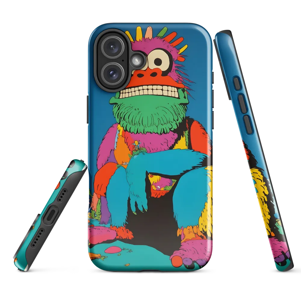 Whimsical Giant: A Playful Monster Encounter | Phone Case |  16 Plus | Tough Case | Glossy