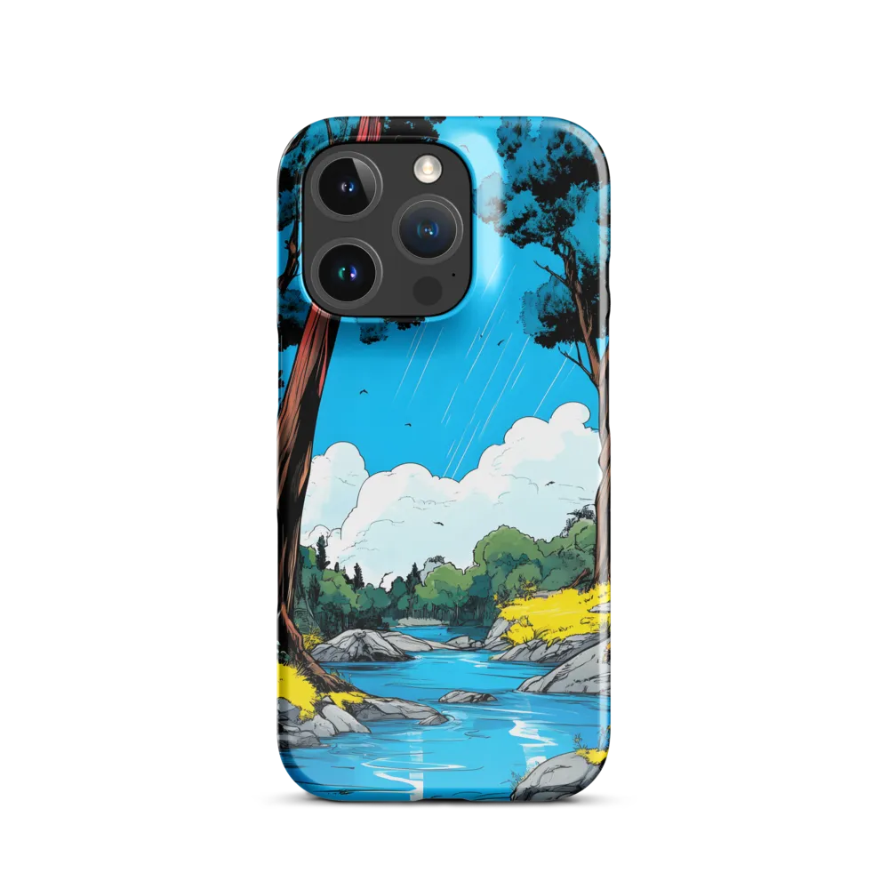 Tranquil River in a Comic Landscape