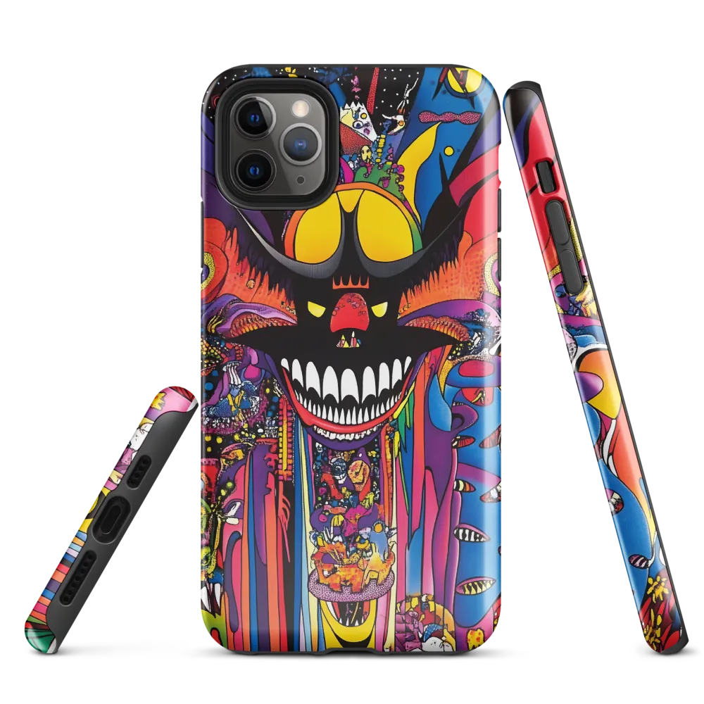 Whimsical Chaos: A Psychedelic Journey | Phone Case |  11 Pro Max | Tough Case | Glossy