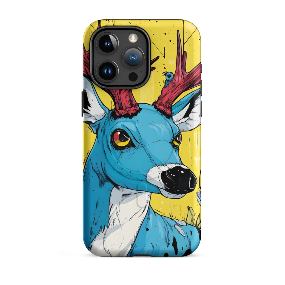 Vivid Antlers: A Modern Take on Nature