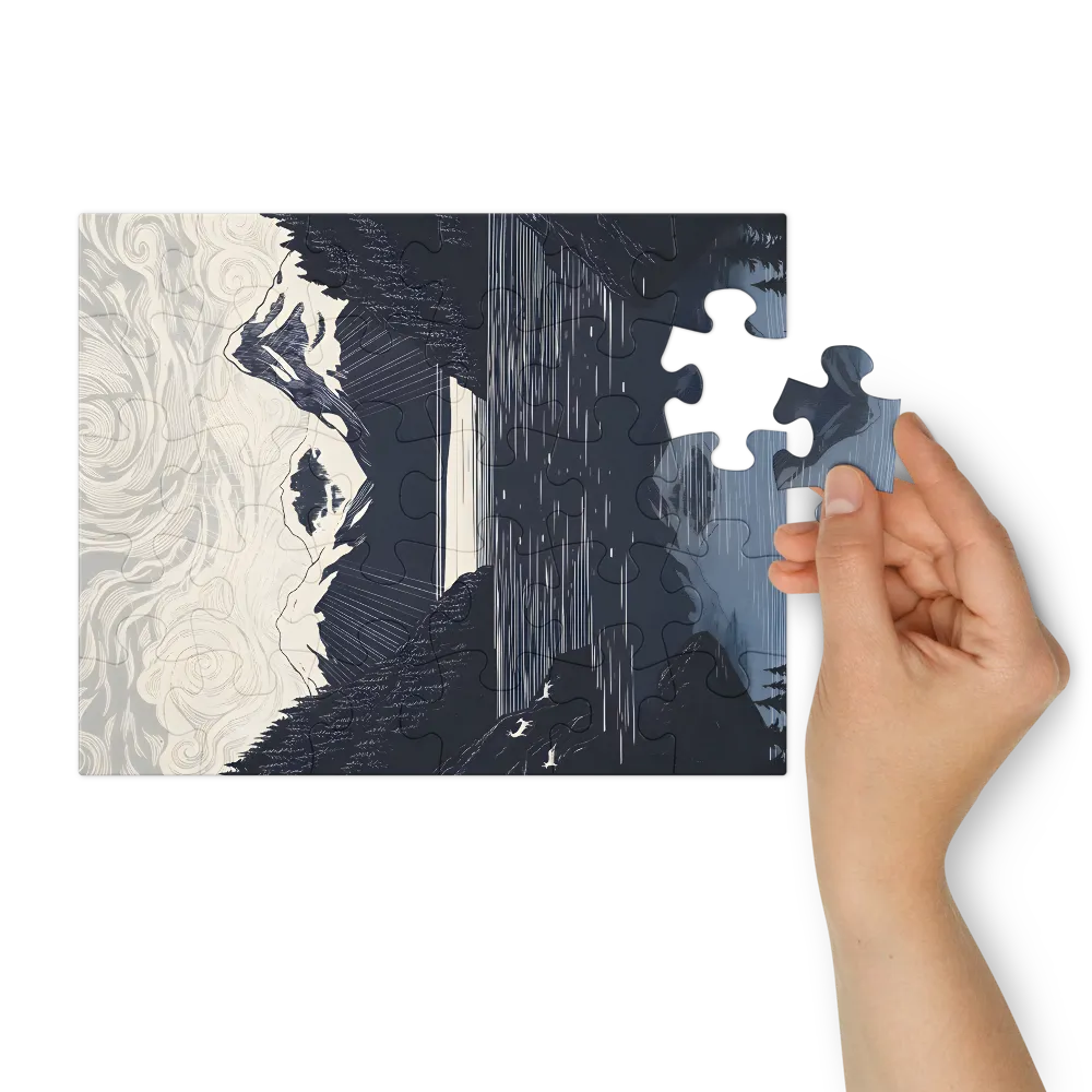 Alpine Reflection 
 Jigsaw Puzzle in Tin Box
