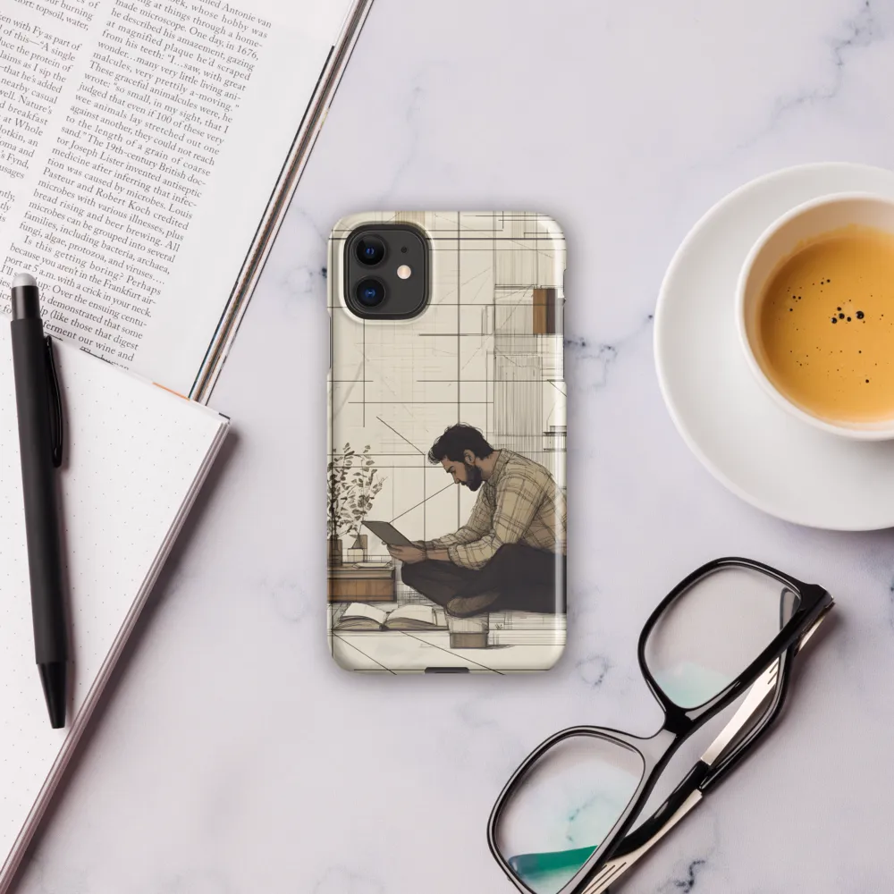 Quiet Reflections in Line | Phone Case |  11 | Snap Case | Glossy