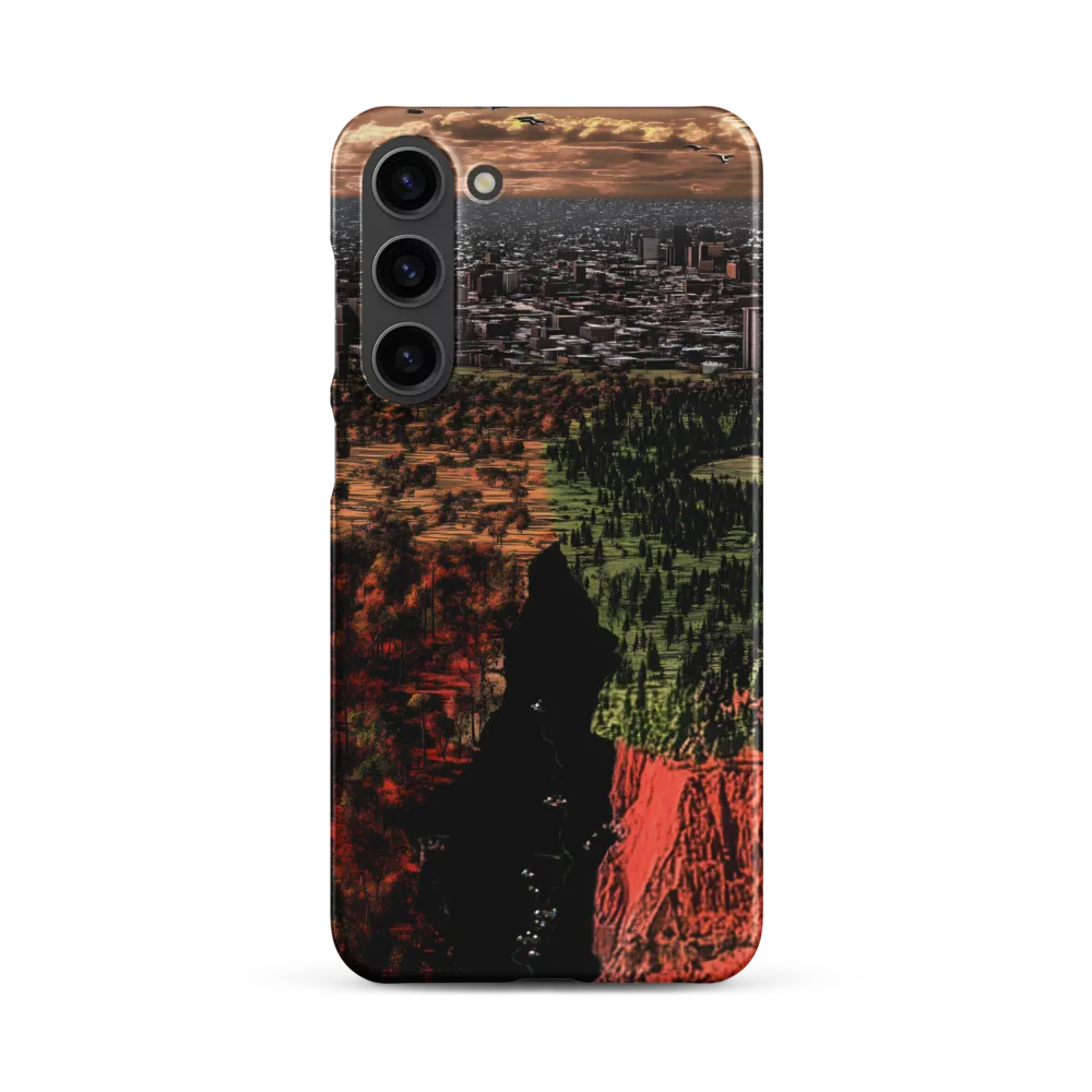 Harmony and Dissonance: A Landscape of Contrasts | Phone Case |  S23 Plus | Snap Case | Matte