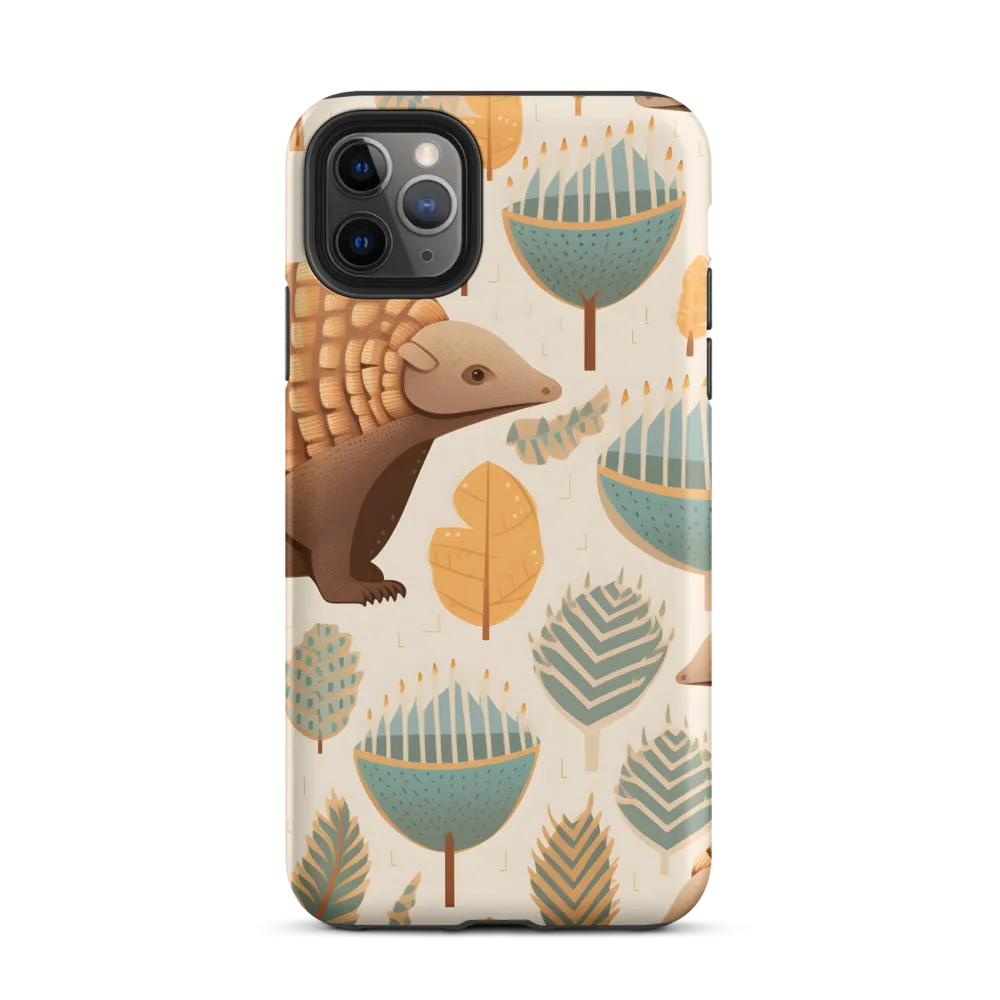 Pangolins in a Whimsical Habitat