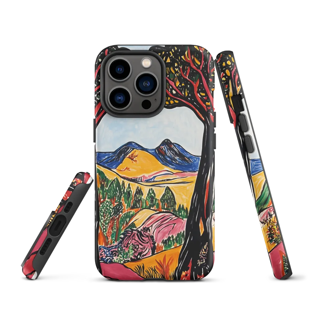 Vibrant Nature's Embrace | Phone Case |  13 Pro | Tough Case | Matte