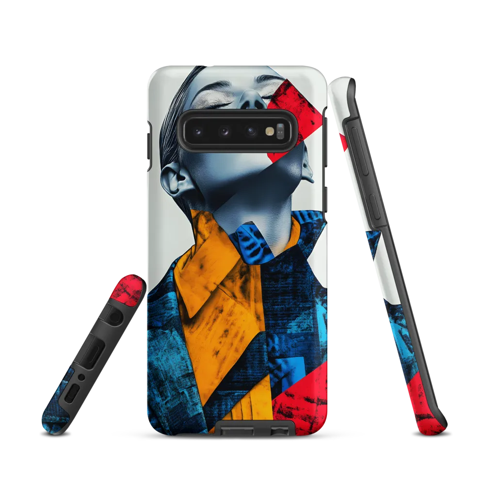 Fragmented Confidence: A Surreal Fashion Portrait
