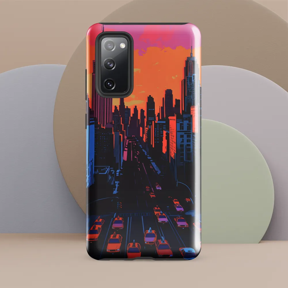 Sunset Over Skyscrapers