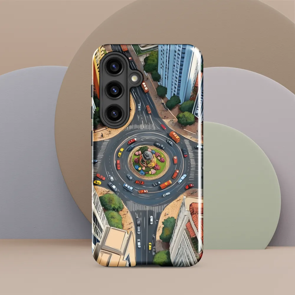 Urban Symphony: Aerial Vision of City Life