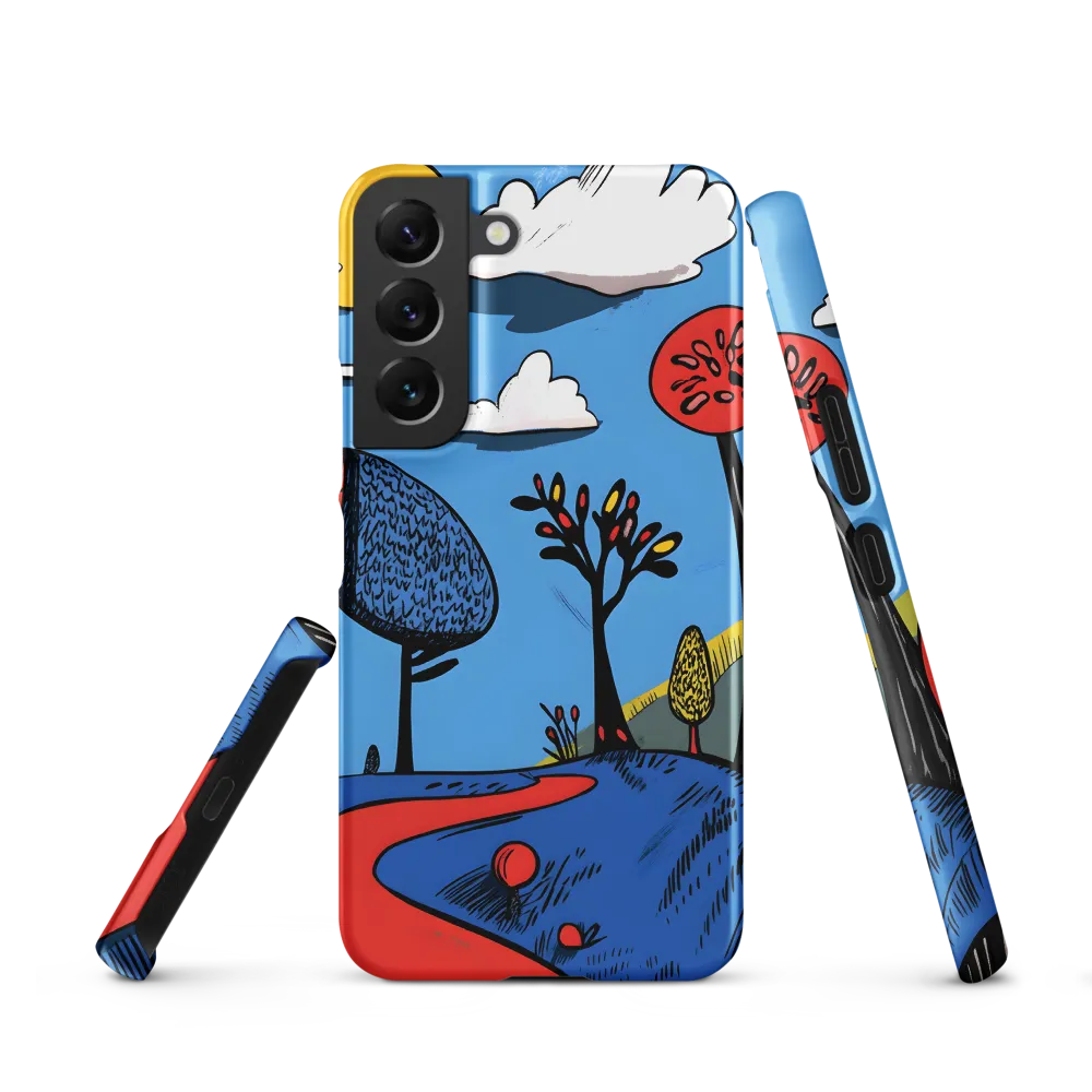 A Playful Journey Through Whimsical Woods | Phone Case |  S22 | Snap Case | Matte