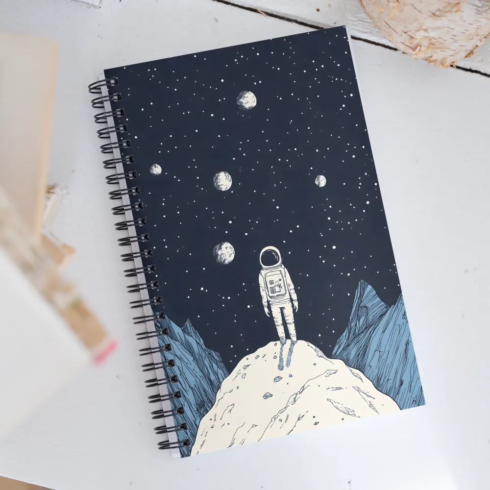 Gazing into the Infinite | Spiral Notebook