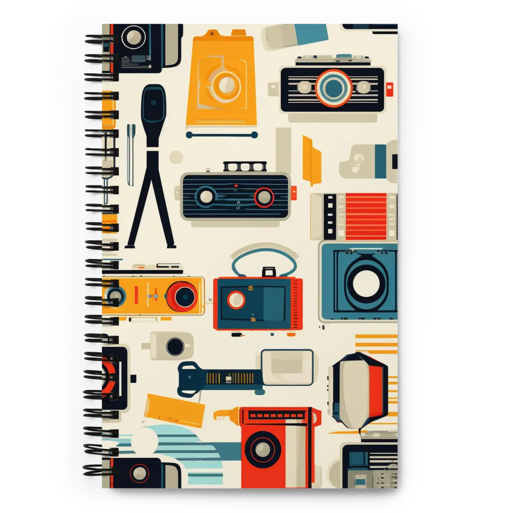 Retro Camera Collection: A Nostalgic Journey | Spiral Notebook