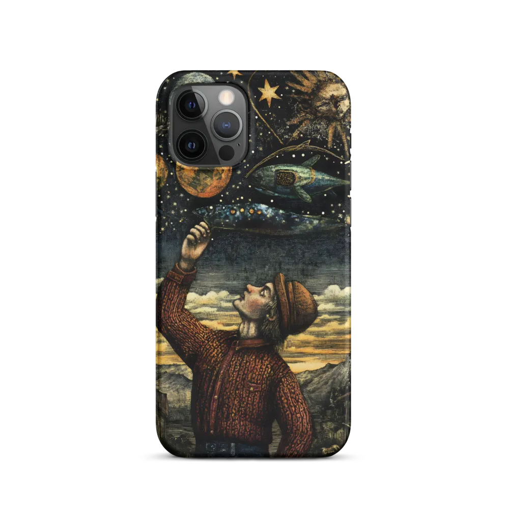 Cosmic Curiosity: A Journey Beyond Earth | Phone Case |  12 Pro | Snap Case | Matte