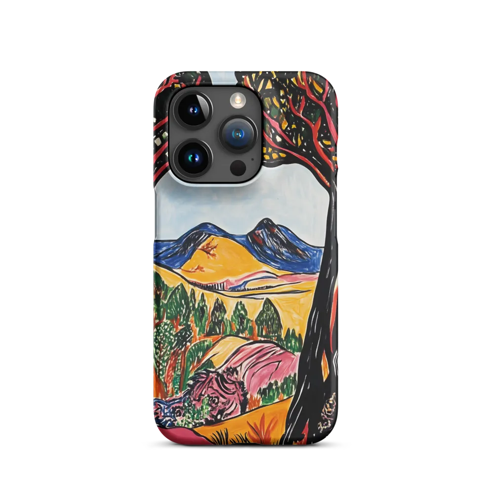 Vibrant Nature's Embrace | Phone Case |  15 Pro | Snap Case | Matte