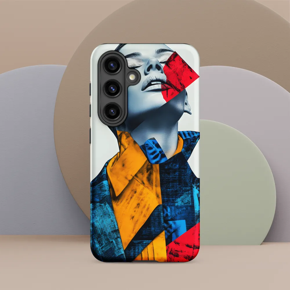 Fragmented Confidence: A Surreal Fashion Portrait