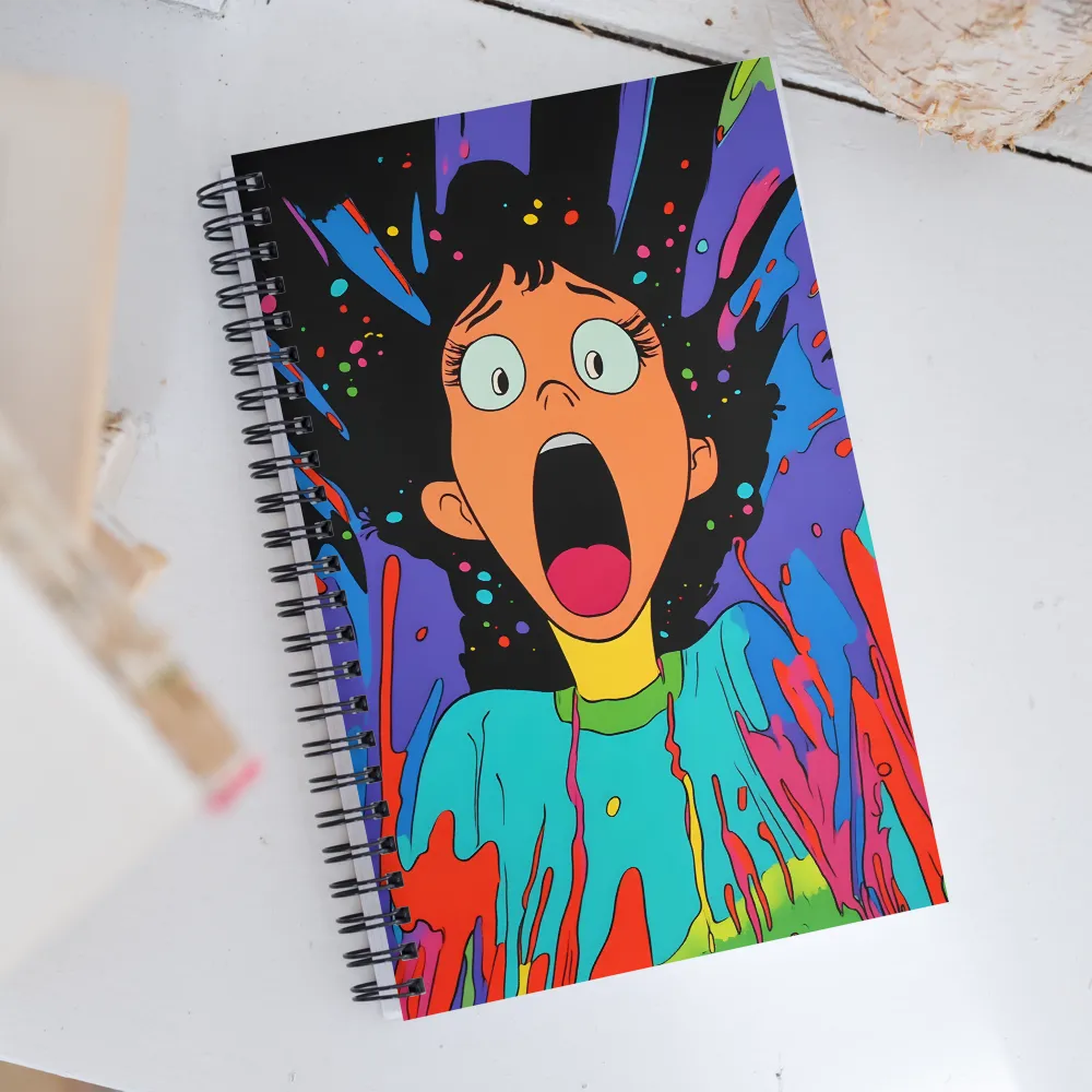 Eruption of Emotion | Spiral Notebook