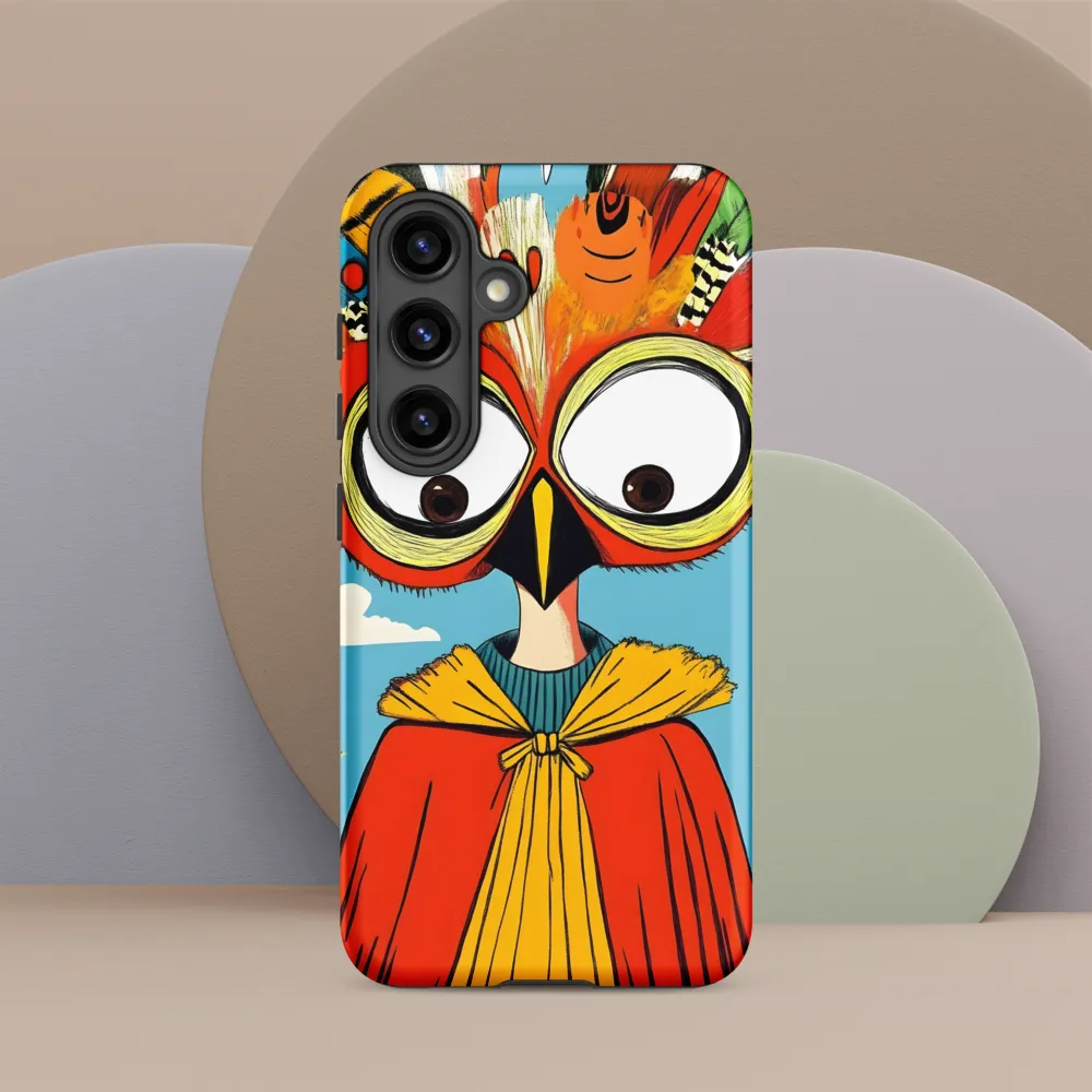 A Whimsical Encounter: The Owl-Human Fusion
