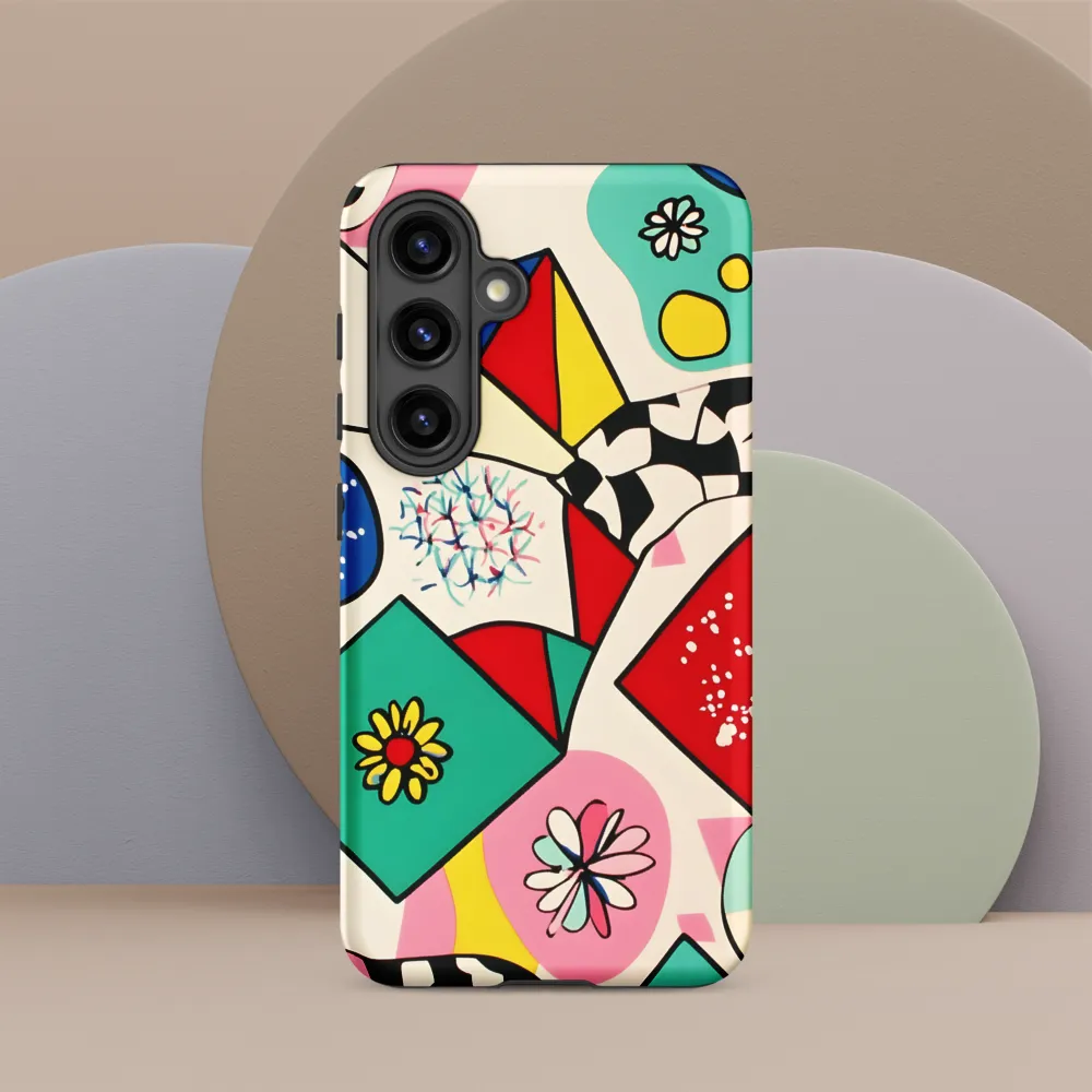 Joyful Geometry: A Playful Dance of Shapes and Colors
