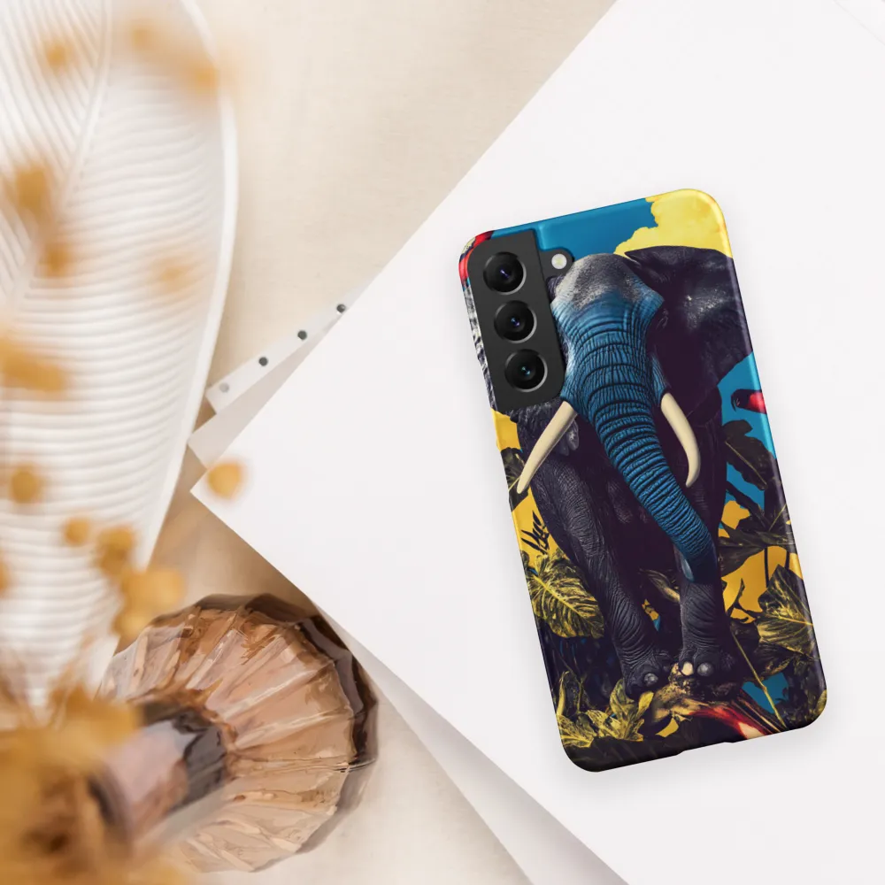 Elephant Dreams in Vibrant Colors | Phone Case |  S22 Plus | Snap Case | Matte