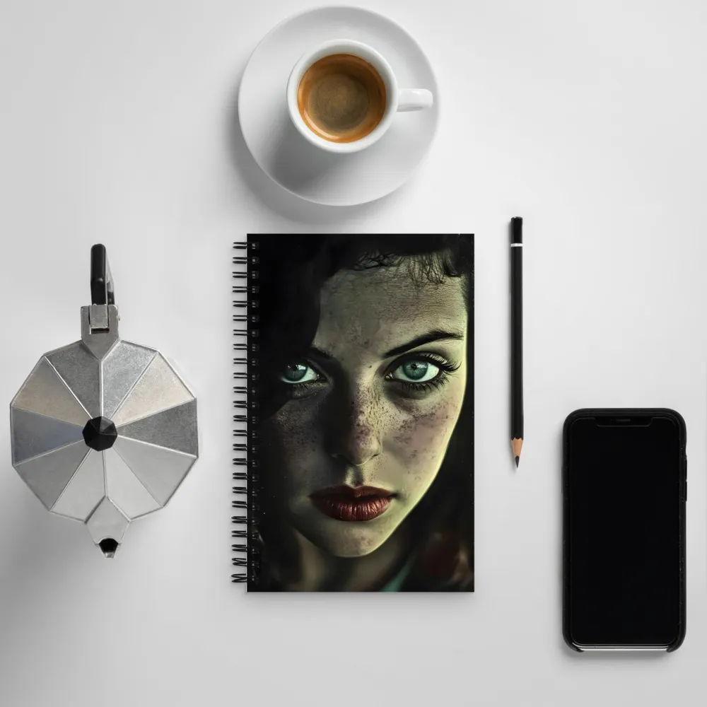 Eyes of Enigma | Spiral Notebook