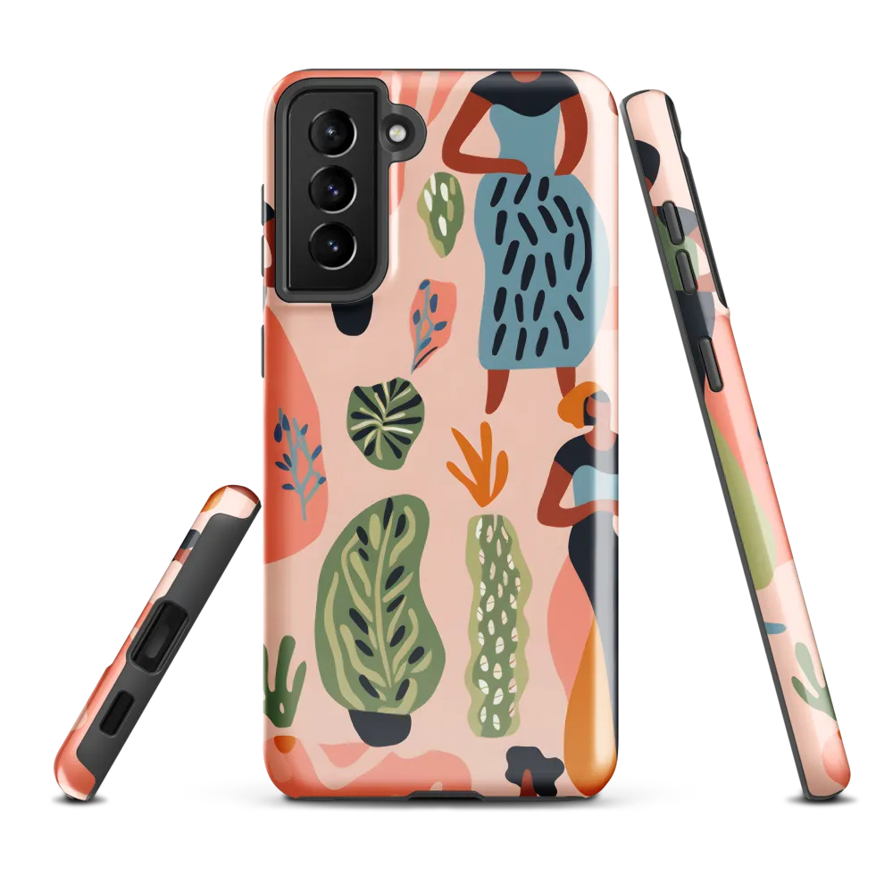 Harmony of Nature and Femininity | Phone Case |  S21 Plus | Tough Case | Glossy