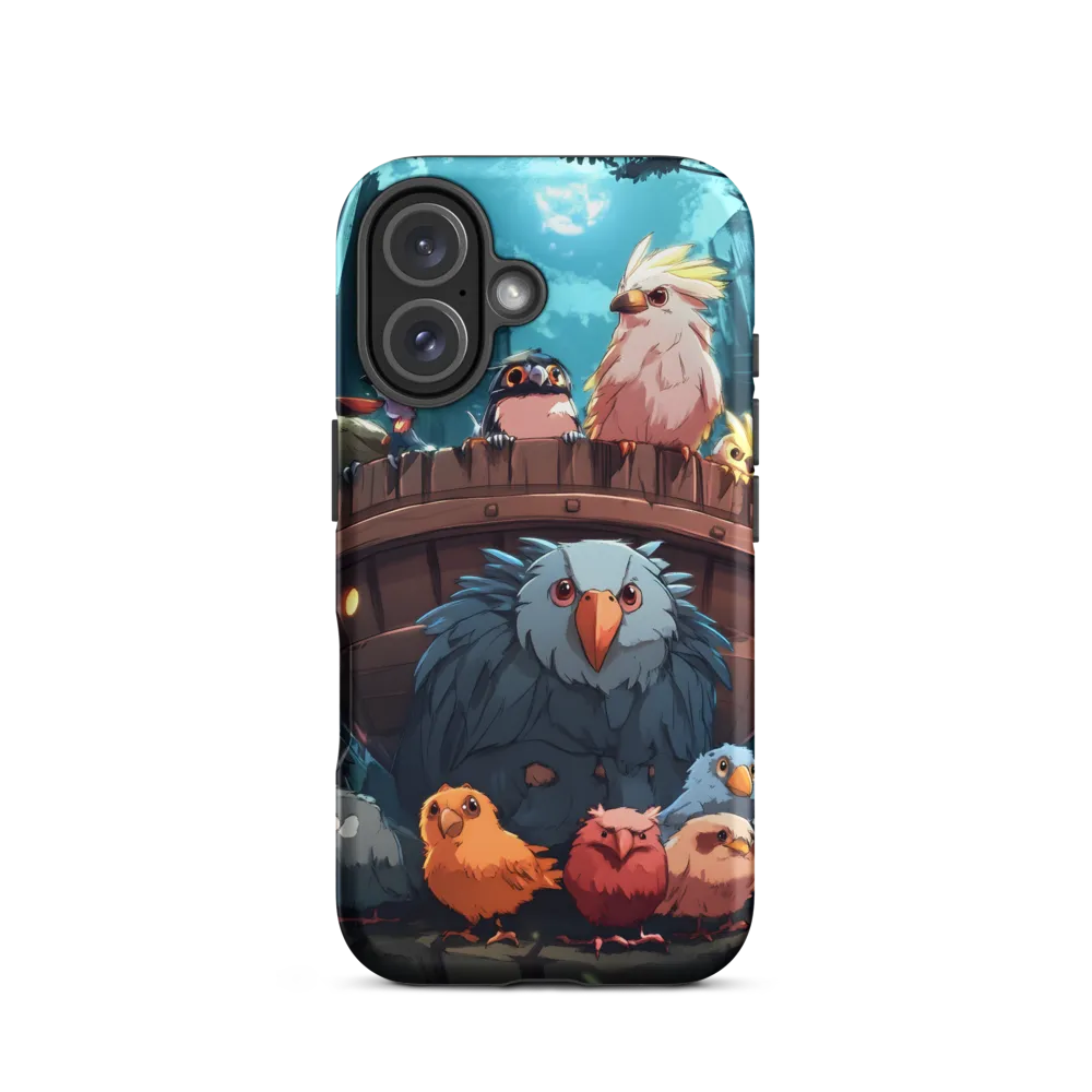 A Gathering of Fantastical Birds | Phone Case