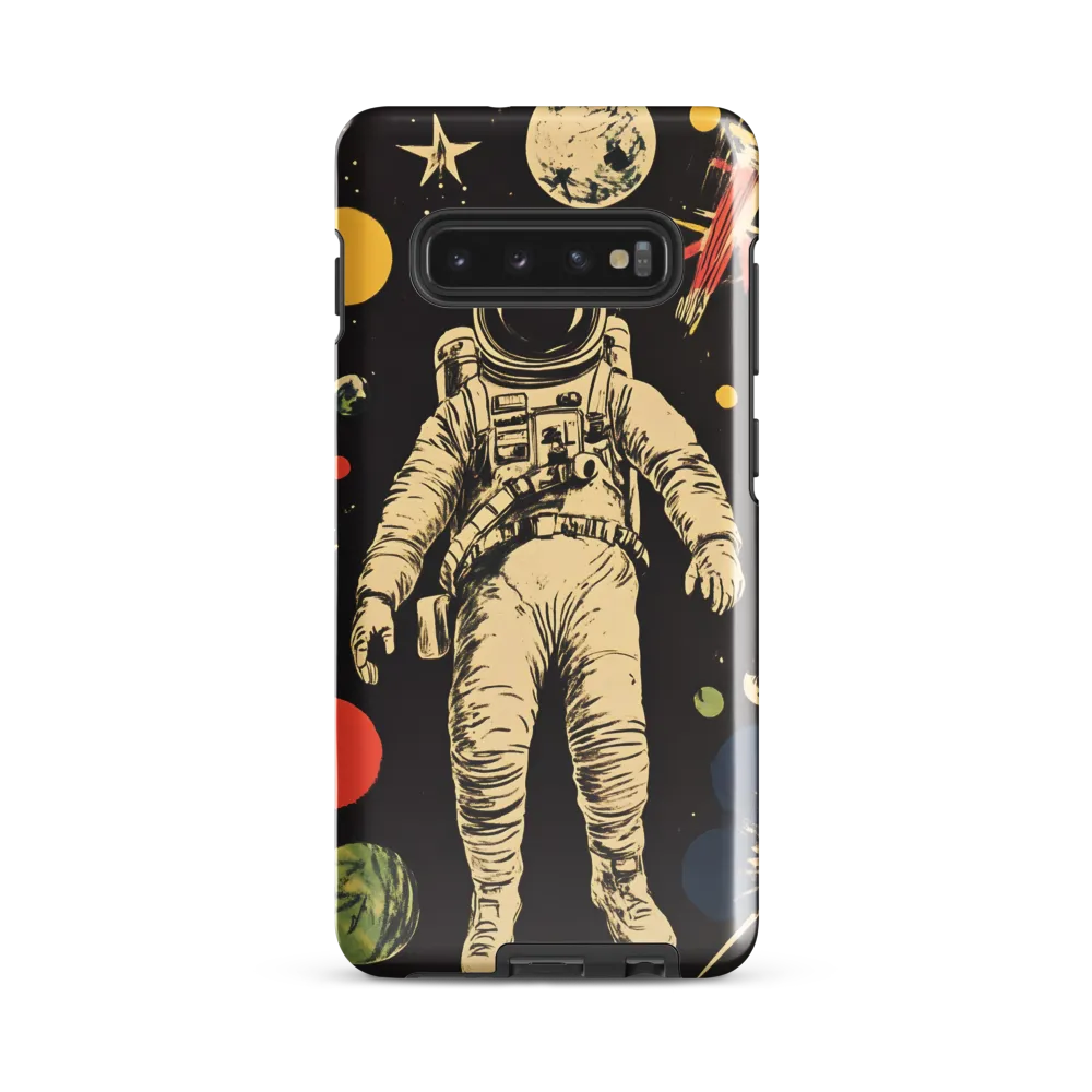 Cosmic Journey: An Astronaut's Perspective | Phone Case |  S10 Plus | Tough Case | Glossy