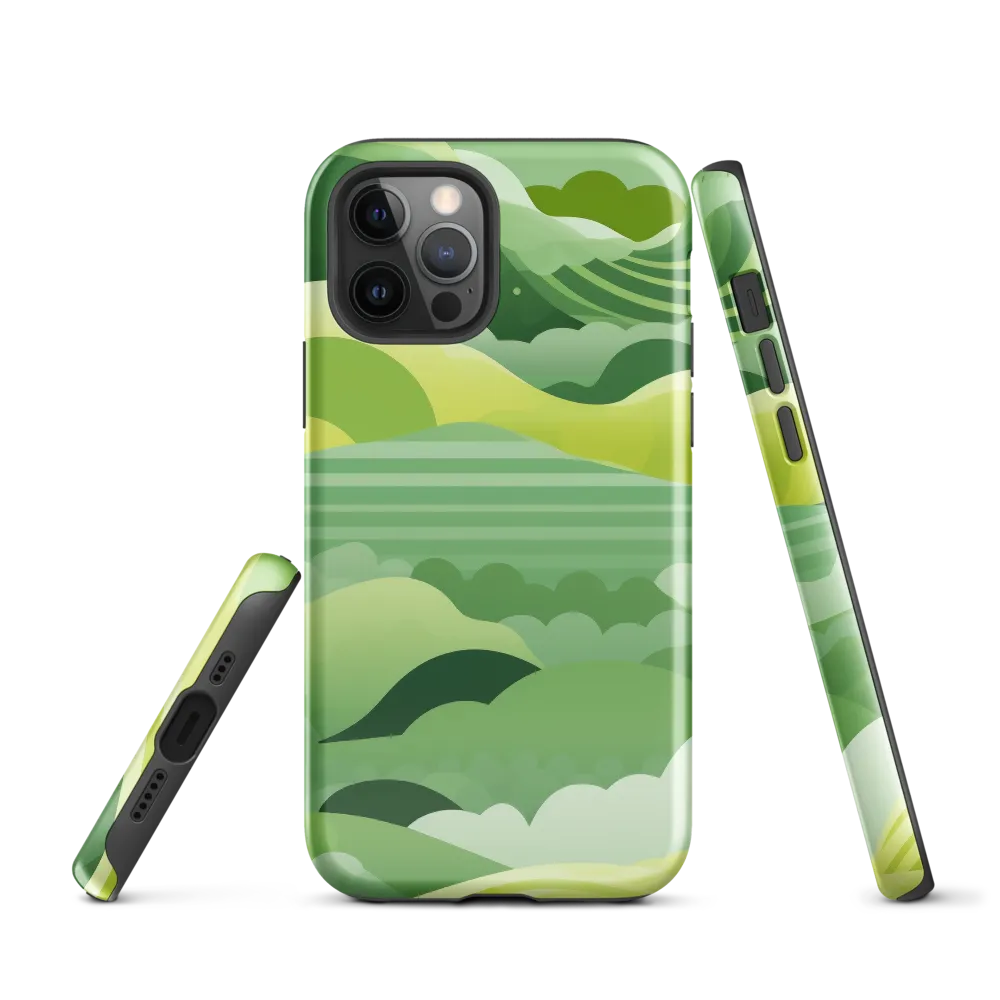 Tranquility in Green Waves
