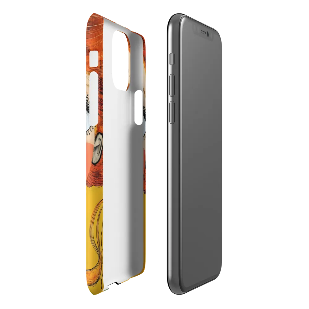 Whimsical Portrait of a Girl | Phone Case |  11 Pro | Snap Case | Matte