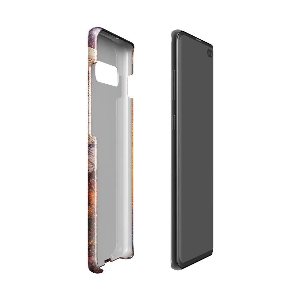 Cosmic Contemplation | Phone Case |  S10 | Snap Case | Glossy