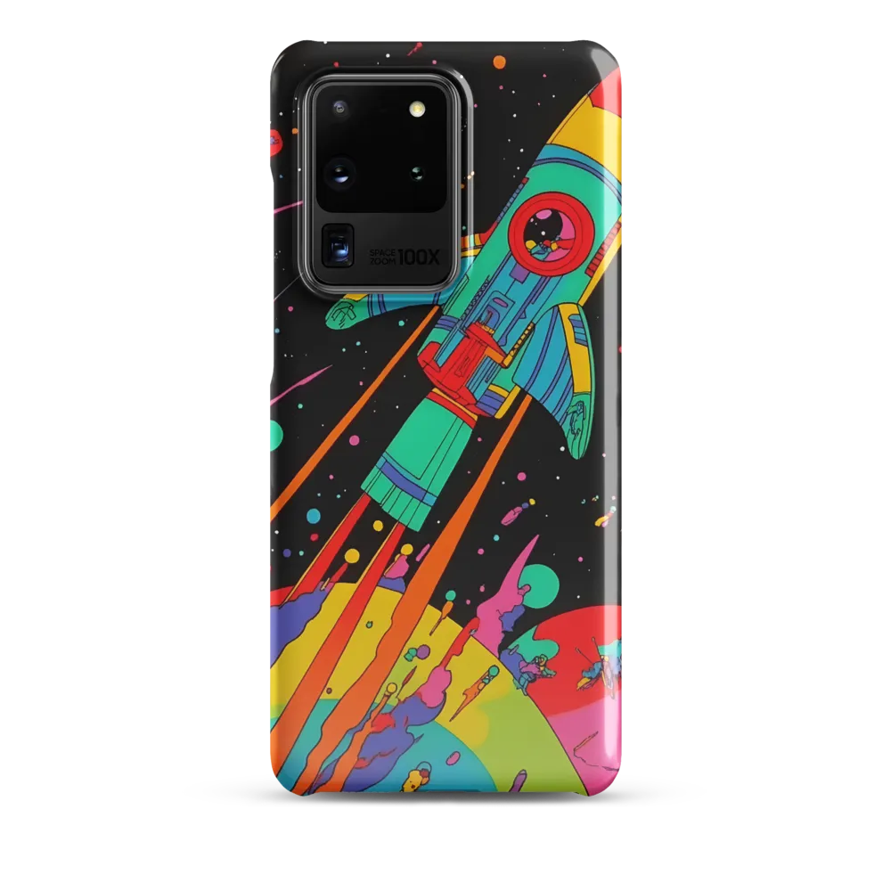 Cosmic Voyage: The Neon Lift-Off