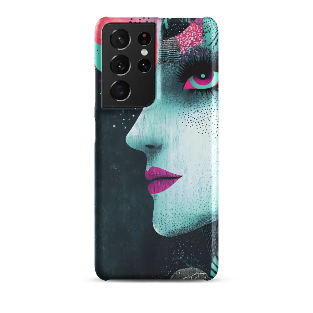 Mystical Beauty in Blue and Pink | Phone Case |  S21 Ultra | Snap Case | Matte