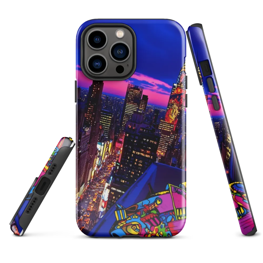 Neon Twilight: A City in Vibrance