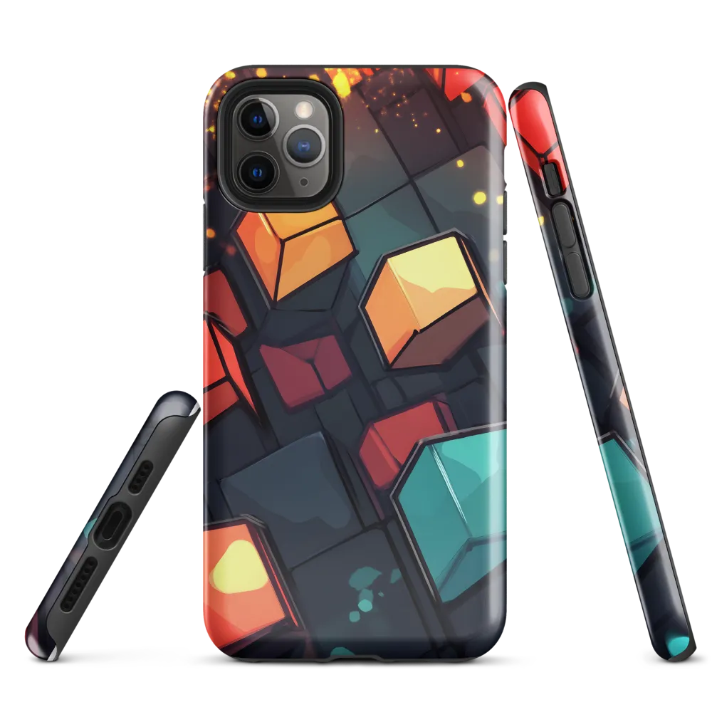 Illuminated Geometry | Phone Case |  11 Pro Max | Tough Case | Glossy